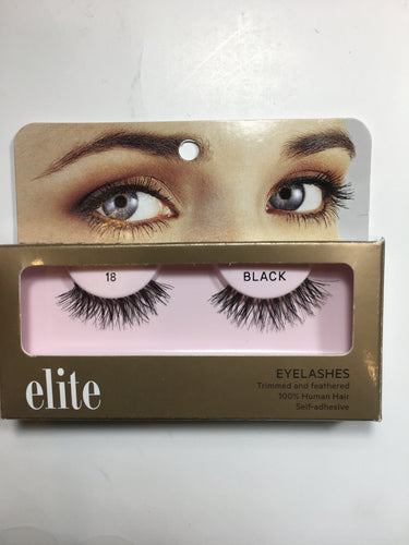 Elite eyelashes #18 Black Natural